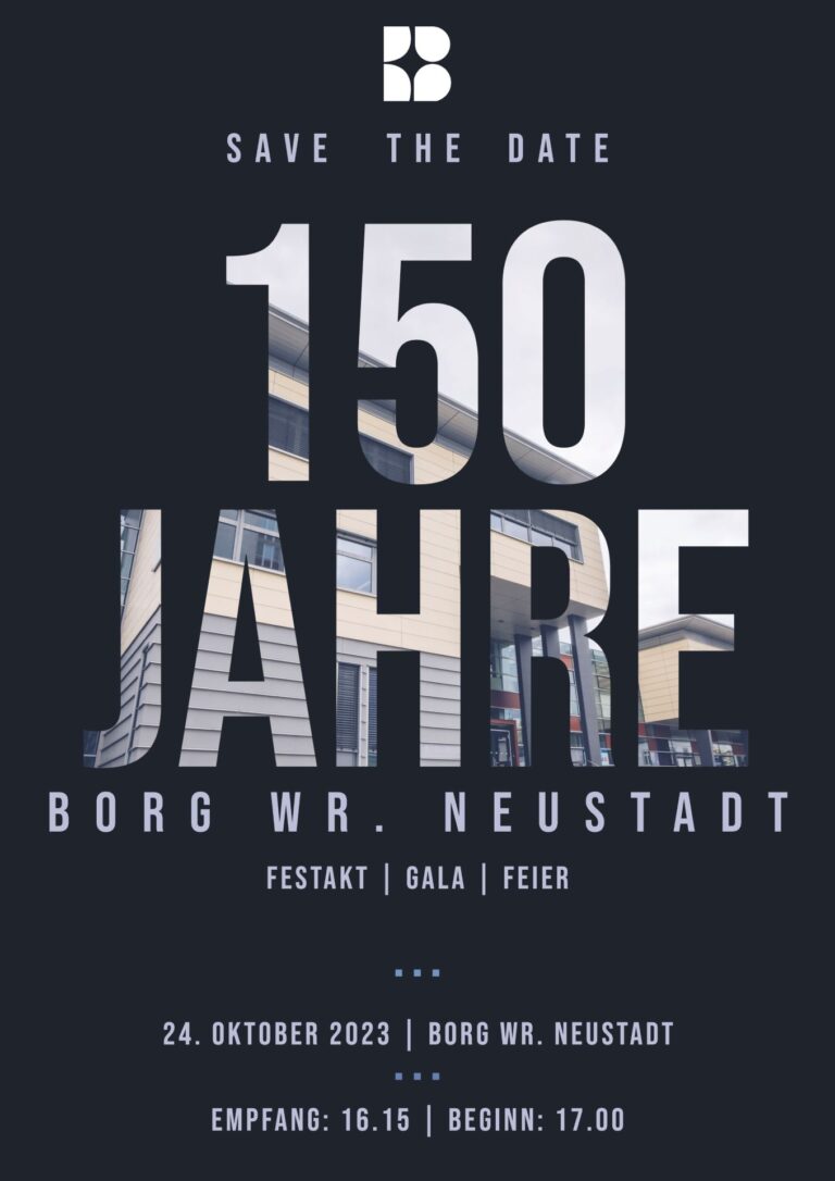 150 Jahre – Plakat